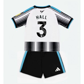 Newcastle United Lewis Hall #3 Hjemmebanetrøje Børn 2026-27 Kortærmet (+ Korte bukser)